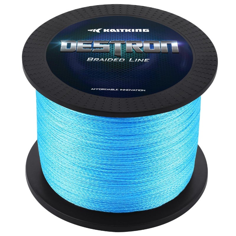KastKing Destron Braided Fishing Line, Coastal Blue, 40LB, 300Yds - Image 1